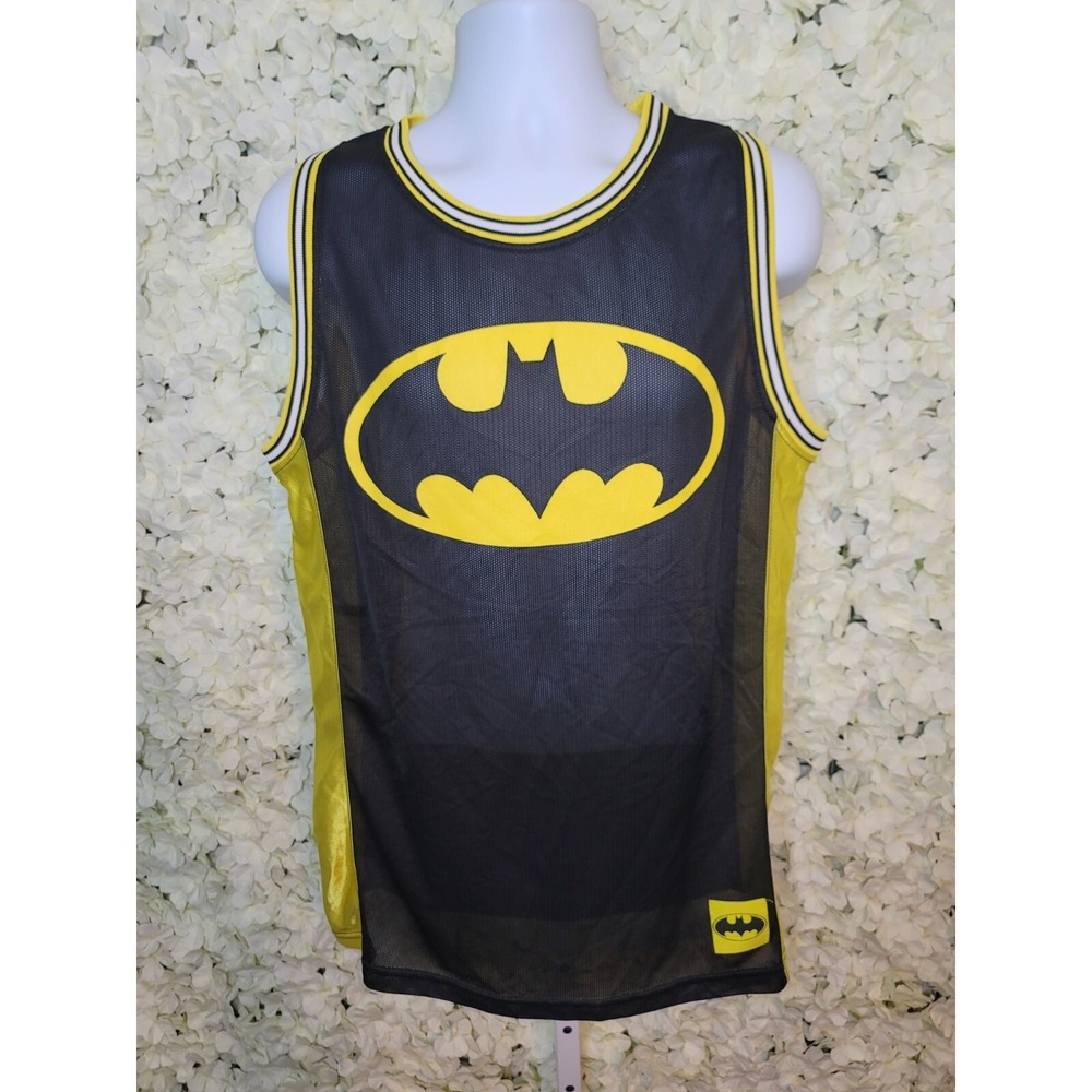 Batman Basketball Jersey Size SM DC Comics Black And Yellow , Back To School